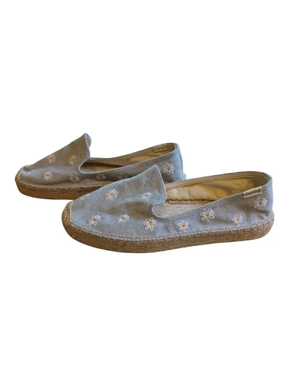 Soludos Daisy Espadrille Slip On Casual Comfort Shoes Flats Size 8 NWOT